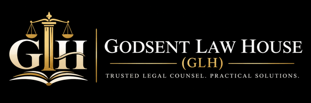 GODSENT LAW HOUSE (GLH) LOGO